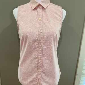 Banana Republic Pink Fitted Button Down Shirt